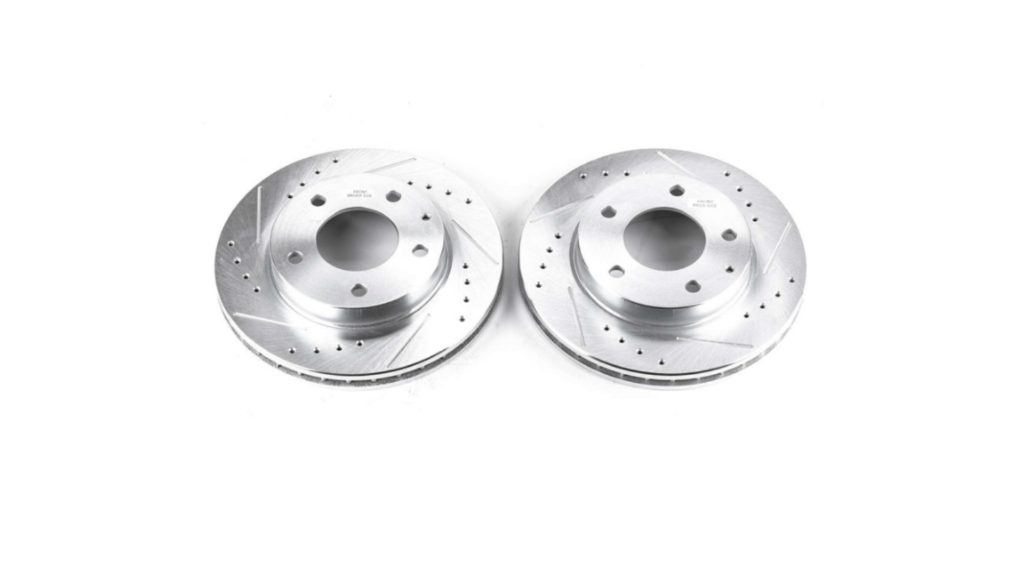 POWER STOP K783 Z23 Evolution Sport; Includes Drilled & Slotted Rotors, Carbon-Fiber Ceramic Pads & Hardware Front And Rear